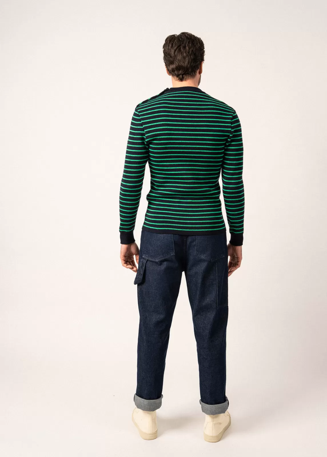Homme SAINT JAMES Pull marin rayé Matelot